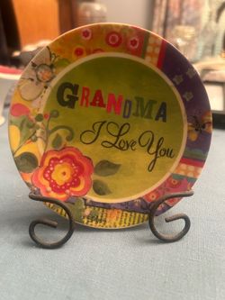 Carson’s Grandma I love you decorative plate