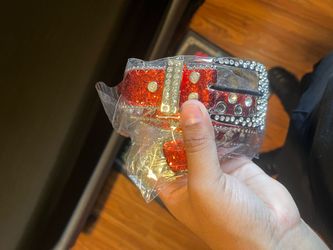 Red Studded belt
