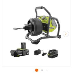 Ryobi 18 Volt Hybrid Drain Auger