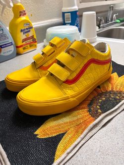 Vans yellow haribo gummy bear shoes