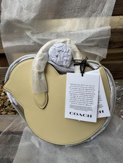 Coach Glovetanned Leather Top Handle Crossbody Bag Chick Chicken CAM58 Moonlight