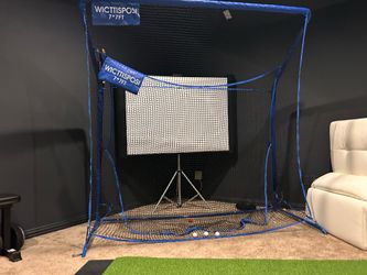 Golf hitting set up