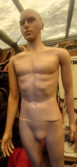 Full Size Realistic Male Mannequin w/metal stand