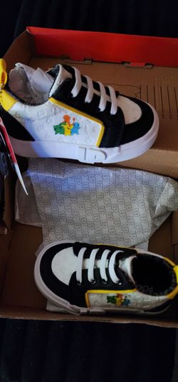 Pokémon Kids Sneakers Black White Yellow