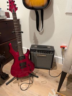 ESP LTD Forest Series Electric Guitar and Gamma G25 25W Combo Amp: