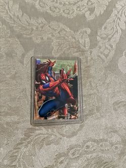 1994 Fleer Flair Marvel Universe Spider-Man (Card #5) trading card.