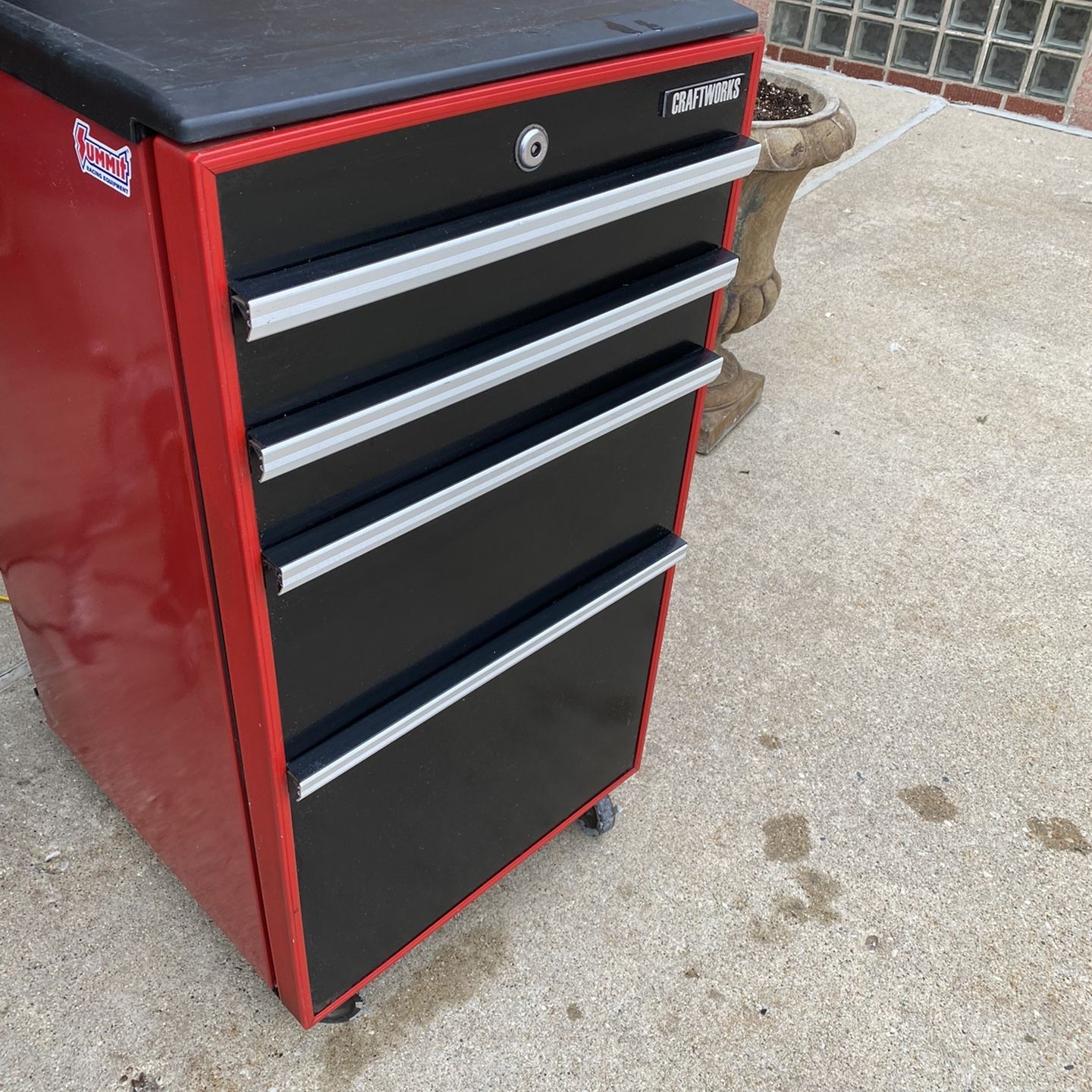 craftworks toolbox garage refrigerator