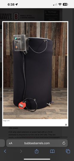 Bubba Barrel 130 Gallon Mushroom Sterilizer