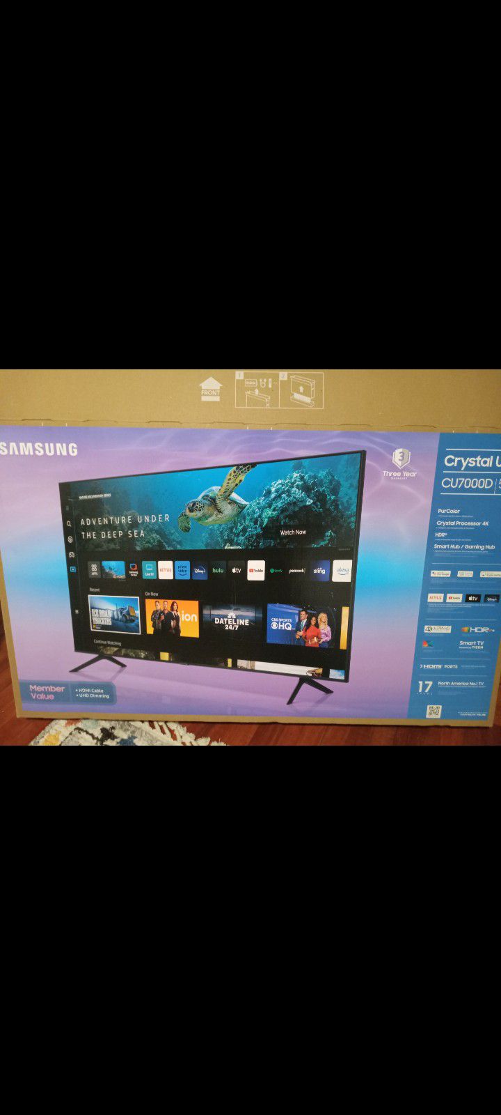 TV SAMSUNG CRYSTAL UHD 58"