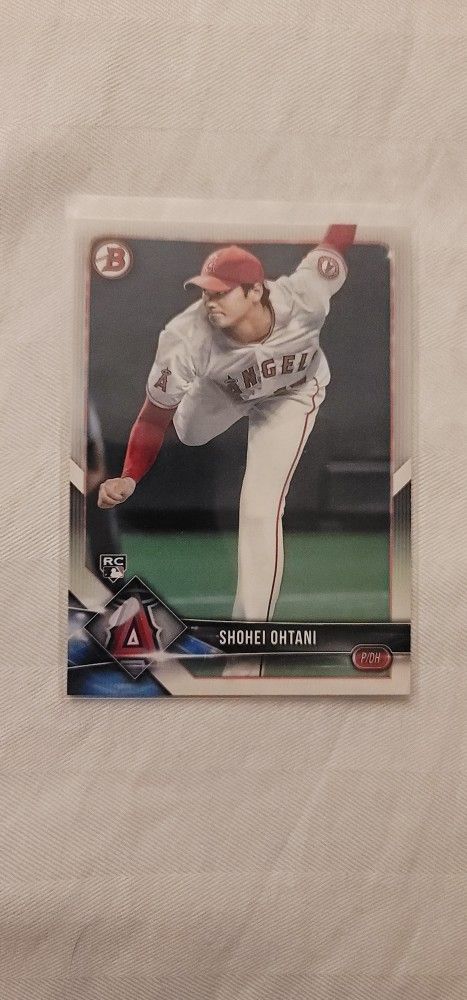 2018 Shohei Ohtani Los Angeles Angels Baseball Bowman / Topps Rookie Card #49 Mint!