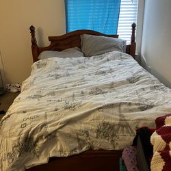 Bed W Headboard And Mattress Selling