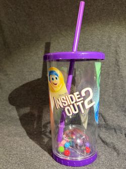 Disney Pixar Inside Out 2 Tumbler Cup with Straw