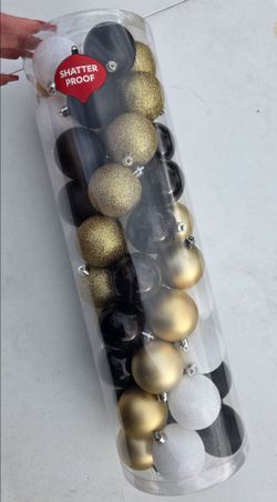 Shatterproof Christmas Ball Ornaments Set