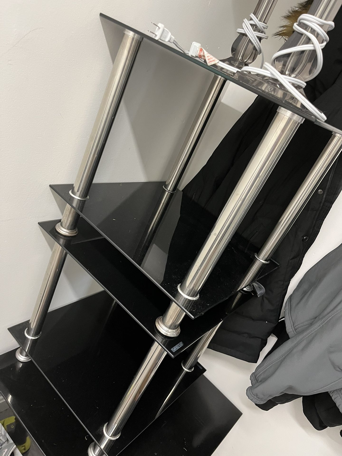 Black And Silver End Tables