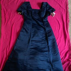Navy blue formal dress