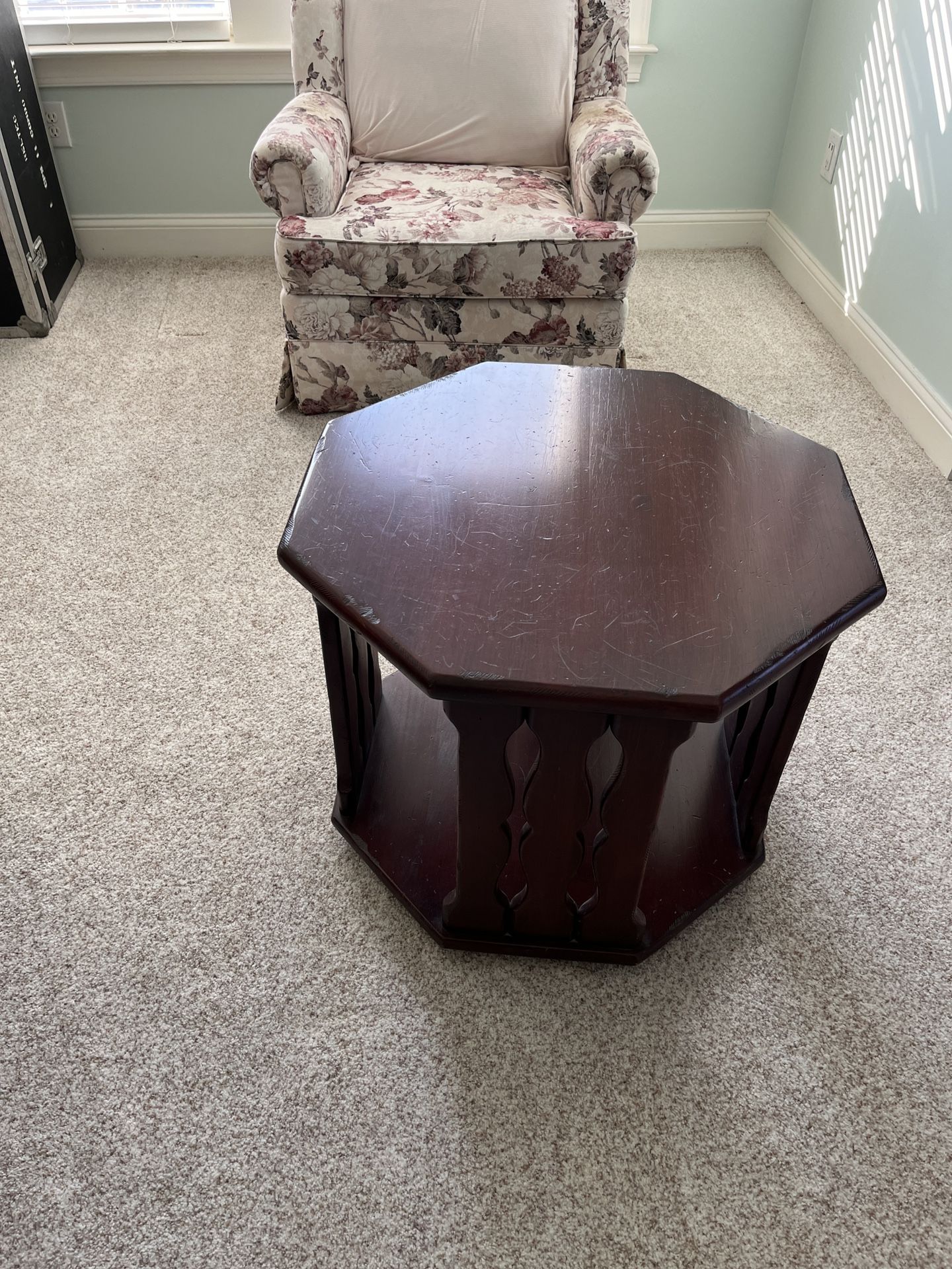 Octagon Lazy Susan Table 