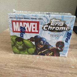2025 Topps Chrome Marvel Blaster Box Factory Sealed New 