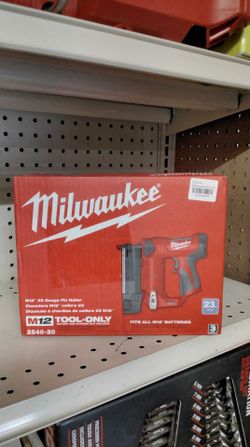 MILWAUKEE M12  23  GAUGE PIN NAILER (TOOL ONLY)