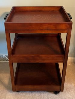 3-tiered wheeled Bar Cart