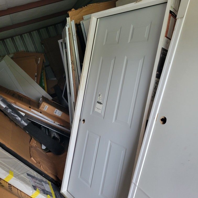 Entrance Steel Door 36x80 Prehung Right Inswing