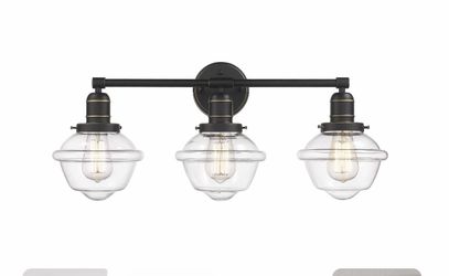3-Light Industrial Vanity Bar Light Fixture