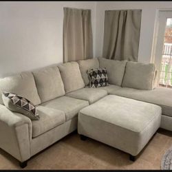 Abinger 2-Piece Sectional With Chaise | Sectional | Loveseat | Couch | Ottoman | living room| Furniture | Lawn&Garden | Patio Furniture