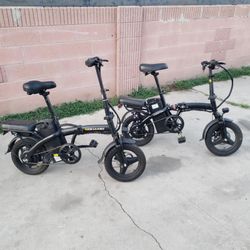 Electric Bike Scooter E-scooter Ebike Folding Bike 1 Can Support 350LB $380! Other one can Support Fat people 650lb to 450lB. $420! Free delivered. Al