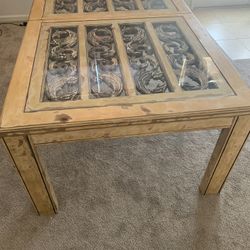 Big Dining Table Seat 12 People. The Distress Is Beautiful. My Lost Your Gain.