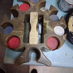 Vintage Poker Chip Holder