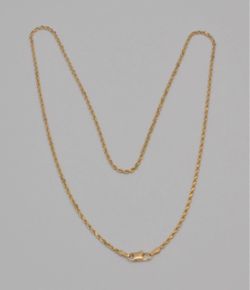14K Yellow Gold Rope Chain Necklace 20" 2.0mm 7.3g Made in Italy