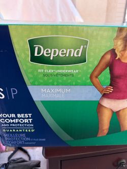 Depend Fit-Flex Underwear Maximum Small