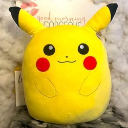 Pokemon Pikachu 20" Squishmallows Plush-HUGE!! Use It For A JUMBO Pillow!!