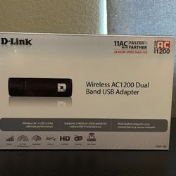 D-Link Wireless AC1200 Dual Band USB Adapter