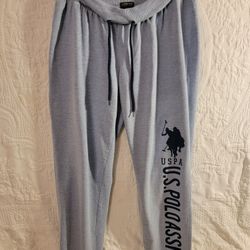 U.S. Polo Assn. Light Blue Joggers Size XL