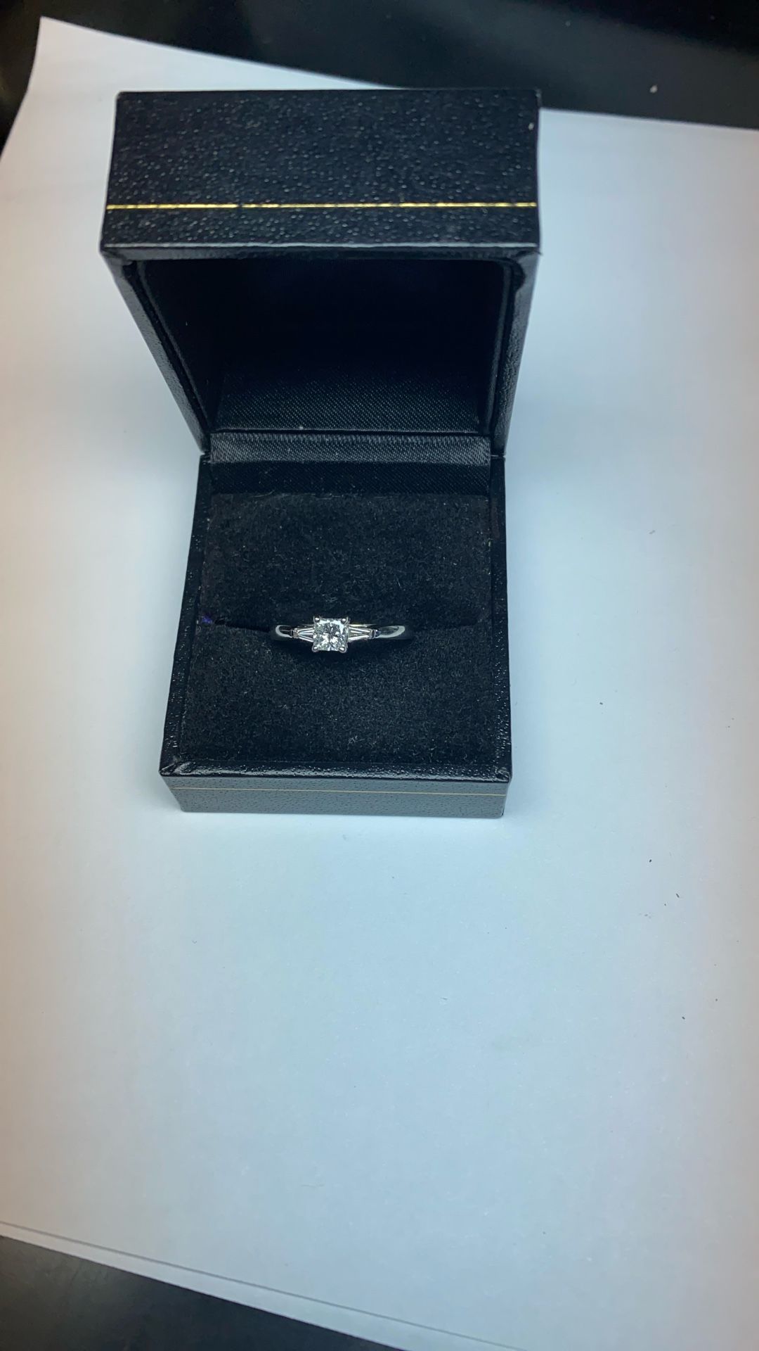 White Gold Engagement/wedding Ring