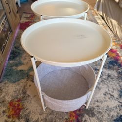2x Small Tables