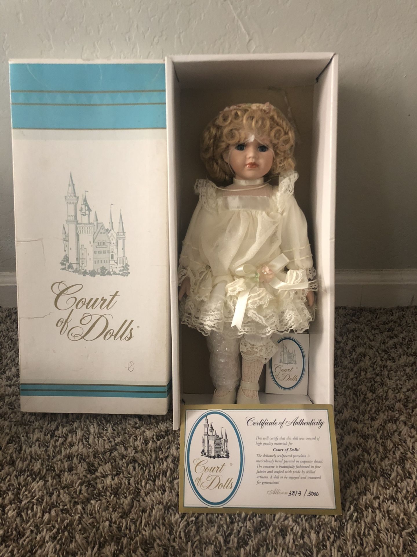 Court of Dolls. Allison. porcelain doll