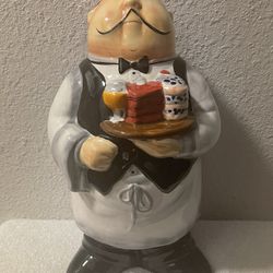 Vintage Butler Waiter Utensils Holder   CI Tracy Flickinger Dessert Tray