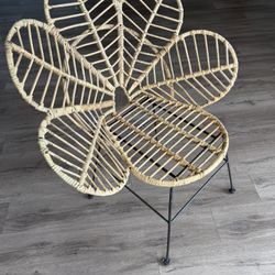 Rattan Flower Chair