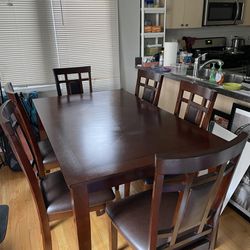 7 Piece Dining Table And Chairs 