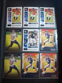 Chicago Bears Panini NFL Card Lot – Mack Parallels, Butkus & Rookie Cards