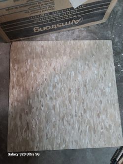 Armstrong 51830 Cottage Tan Standard Excelon Imperial Texture Vinyl Composition Tile VCT 12" x 12" 40 SF