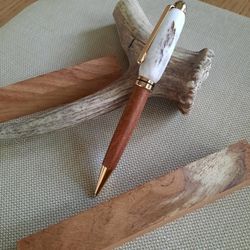 Wooden Pen Antler And Mesquite