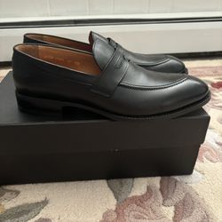 Beckett Simonon Cohen Black Leather Loafer Used Size 10.5