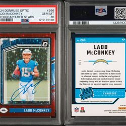 Ladd mcconkey 1/8 rookie auto