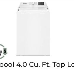 Brand New Washer In The Box-whirlpool 4.0 Cubic Feet