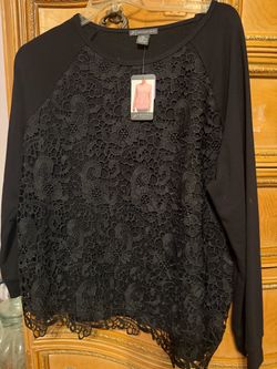 Ladies Scoop Neck Lace Top