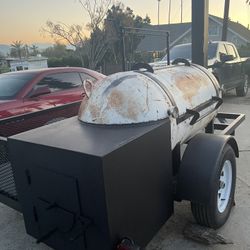 Grill Smoker Combo