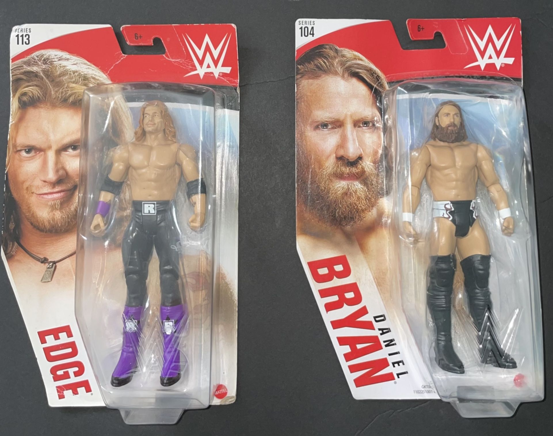 Wwe Mattel Edge & Daniel Bryan Action Figures New 