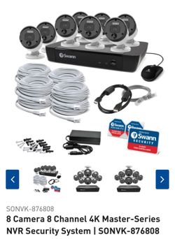 Swann 8 channel 8 cameras security kit 4K BRAND NEW!!